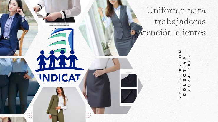 UNIFORME TRABAJADORAS QUE ATIENDEN