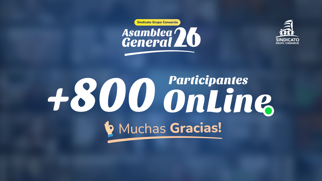más de 800 socios y socias participaron en nuestra asamblea general